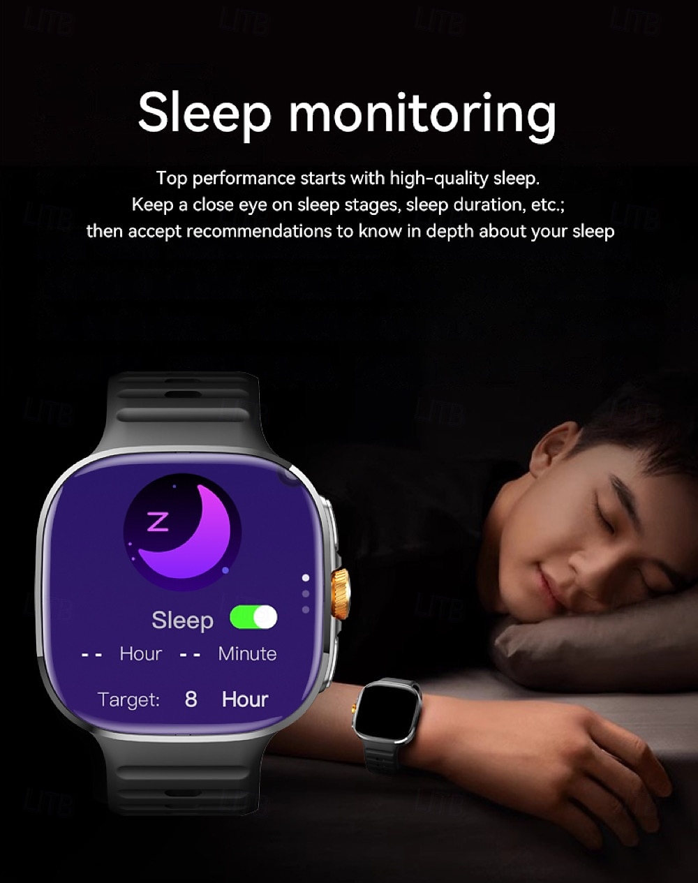 M99 Smartklokke 2.14 tommers Smartklokke 3G 4G 3G Skritteller Samtalepåminnelse Aktivitetsmonitor Kompatibel med Android iOS Herre GPS Lang ventetid Vanntett IP68 50mm urkasse 2026 - $158.99 –P12