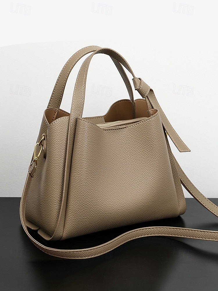 Handväska i konstläder för kvinnor – flerfärgade alternativ, mångsidiga axel- och crossbody-modeller, trendig och hållbar för både vardagliga och semiformella tillfällen 2026 - $26.99 –P5