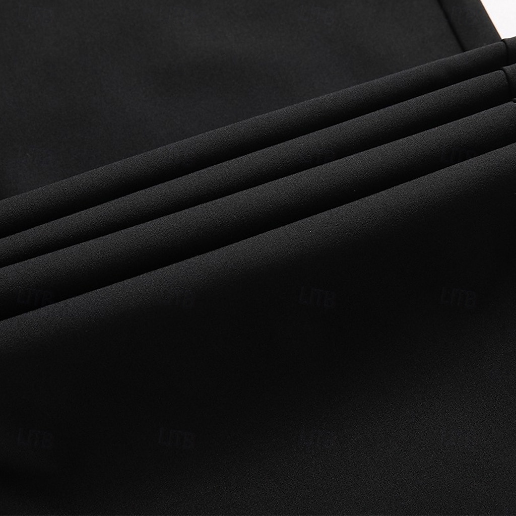 Voor heren Broek Pakken Zomerbroek Vrijetijdsbroek Zak Effen Lichtgewicht Ademend Volledige lengte Dagelijks Buiten liiketoiminta Modieus Streetwear blauw Zwart Rekbaar 2026 - $21.99 –P5