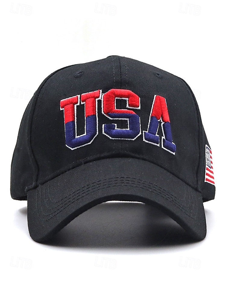 250. výročí Spojených států pánská vyšívaná baseballová čepice USA vícebarevná nastavitelná ideální pro oslavy Dne USA a nezávislosti vlastenecký design s vlajkou USA 2026 - $11.99 –P9