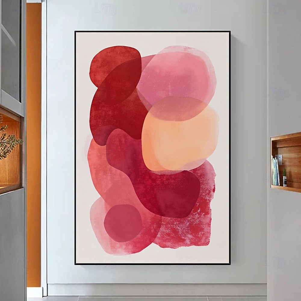 Minimalist Bold Color Field Painting Abstract Red and Pink Poster Modern Contemporary Painting Statement Decor Vibrant Dopamine Decor 2026 - $100.99 –P4