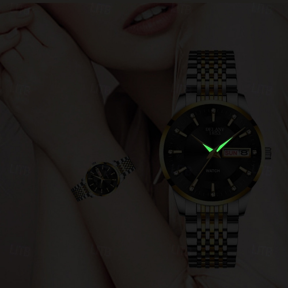Mother's Day Gift Women Quartz Watch Casual Luminous Calendar Date Alloy Watch 2026 - $19.99 –P7