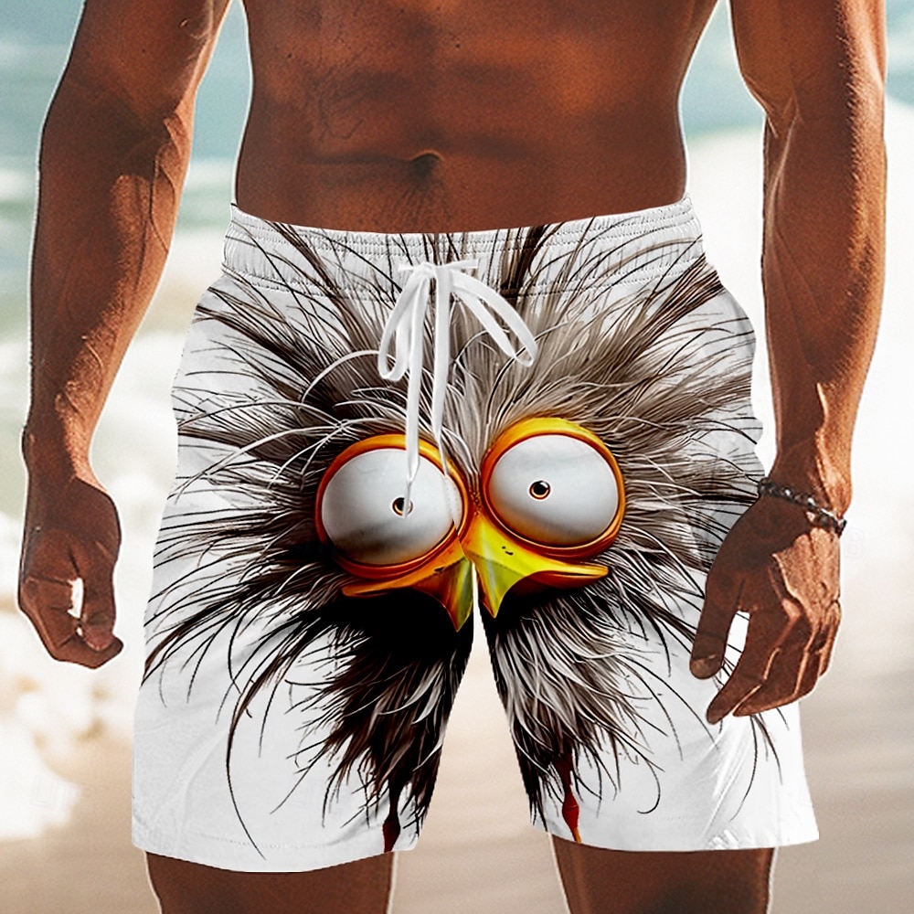 Per uomo Animale Cartoni animati Frizzle Chickens Costumi da bagno Pantaloncini da mare Pantaloncini da Surf Misura del girovita medio Divertente All'aperto Vacanza Tasche Laterali fodera in rete del 2026 a $20.99 –P2