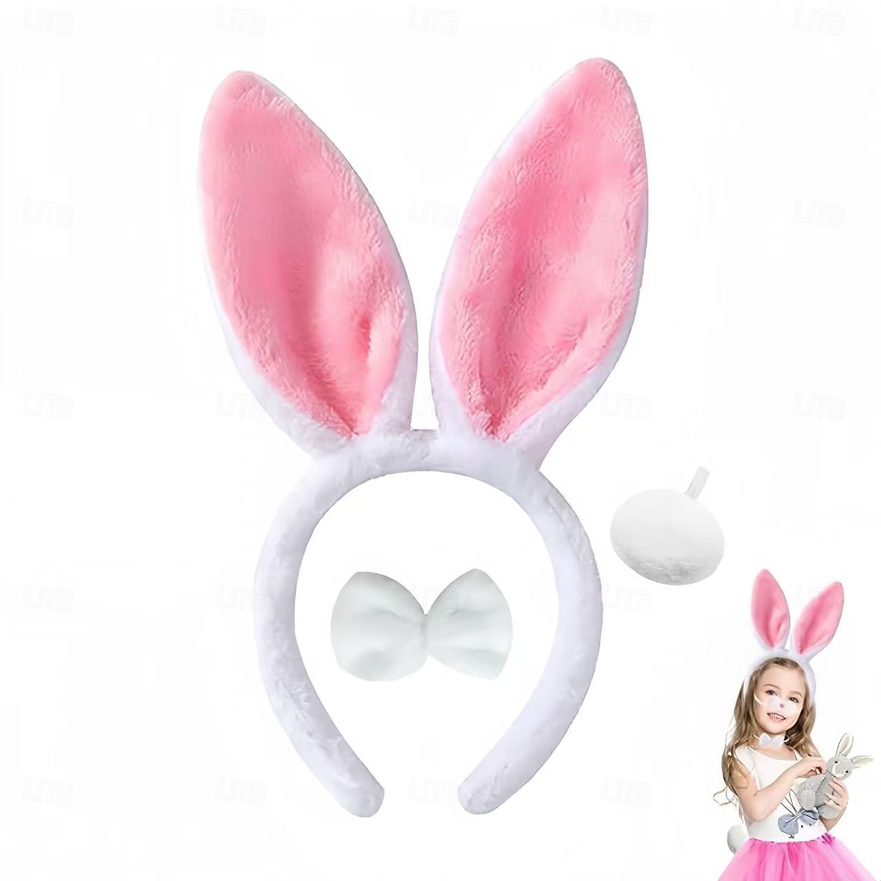 Kopfschmuck Tier Kaninchen Osterhase Lustig Kinder Mädchen Maskerade Ostern Karneval Party Verkleiden 2026 - $7.99 –P5