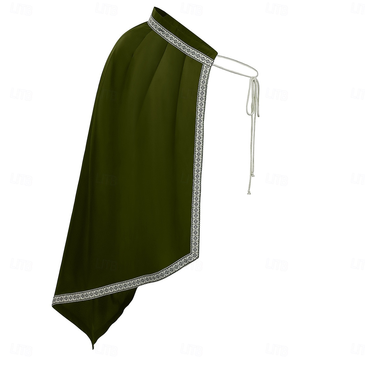 Retro / vintage Keskiaika Renessanssi Viitta Shaalit Soturi Ritari Kelttiläinen ritari Naamiaispuku Miesten Kelttiläinen Halloween Karnevaali Renessanssin messut LARP Aikuisten Viitta 2026 - $38.99 –P17