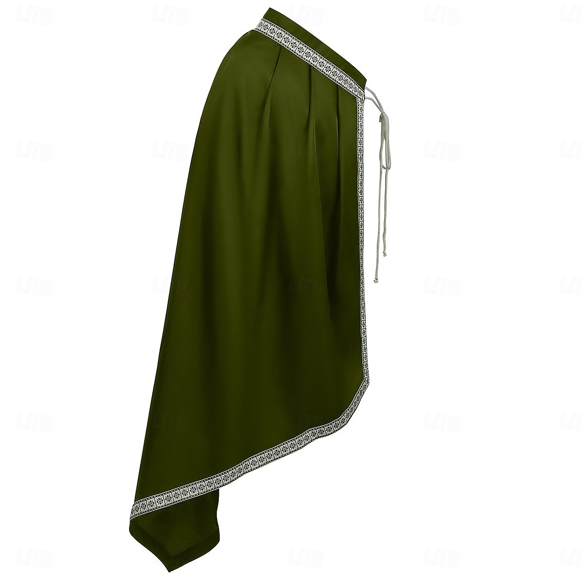 Retro / vintage Keskiaika Renessanssi Viitta Shaalit Soturi Ritari Kelttiläinen ritari Naamiaispuku Miesten Kelttiläinen Halloween Karnevaali Renessanssin messut LARP Aikuisten Viitta 2026 - $38.99 –P19