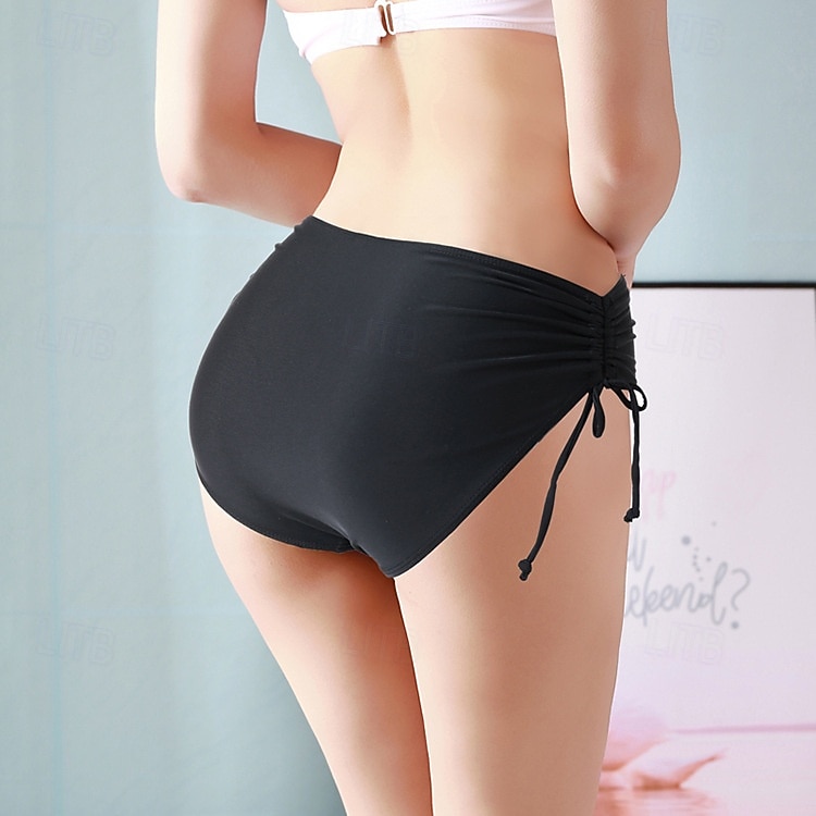 Γυναικεία Μαγιό Ελαστικό μπόξερ σορτς Προκλητικό Μαγιό Διακοπές Ρούχα παραλίας Συμπαγές Χρώμα Αμάνικο Μαγιό 2026 - $19.99 –P4