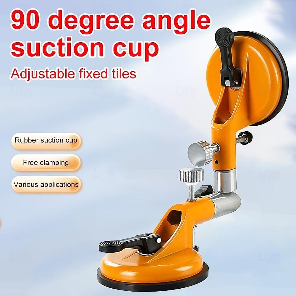 bezešvý švový upevňovač s nastavitelnými vakuovými přísavkami 90-270 stupňů pro vyrovnání spojů švů, profesionální nástroj pro instalaci pevných desek na žulu, kámen, mramor, desky, oranžová 2026 - $42.99 –P2