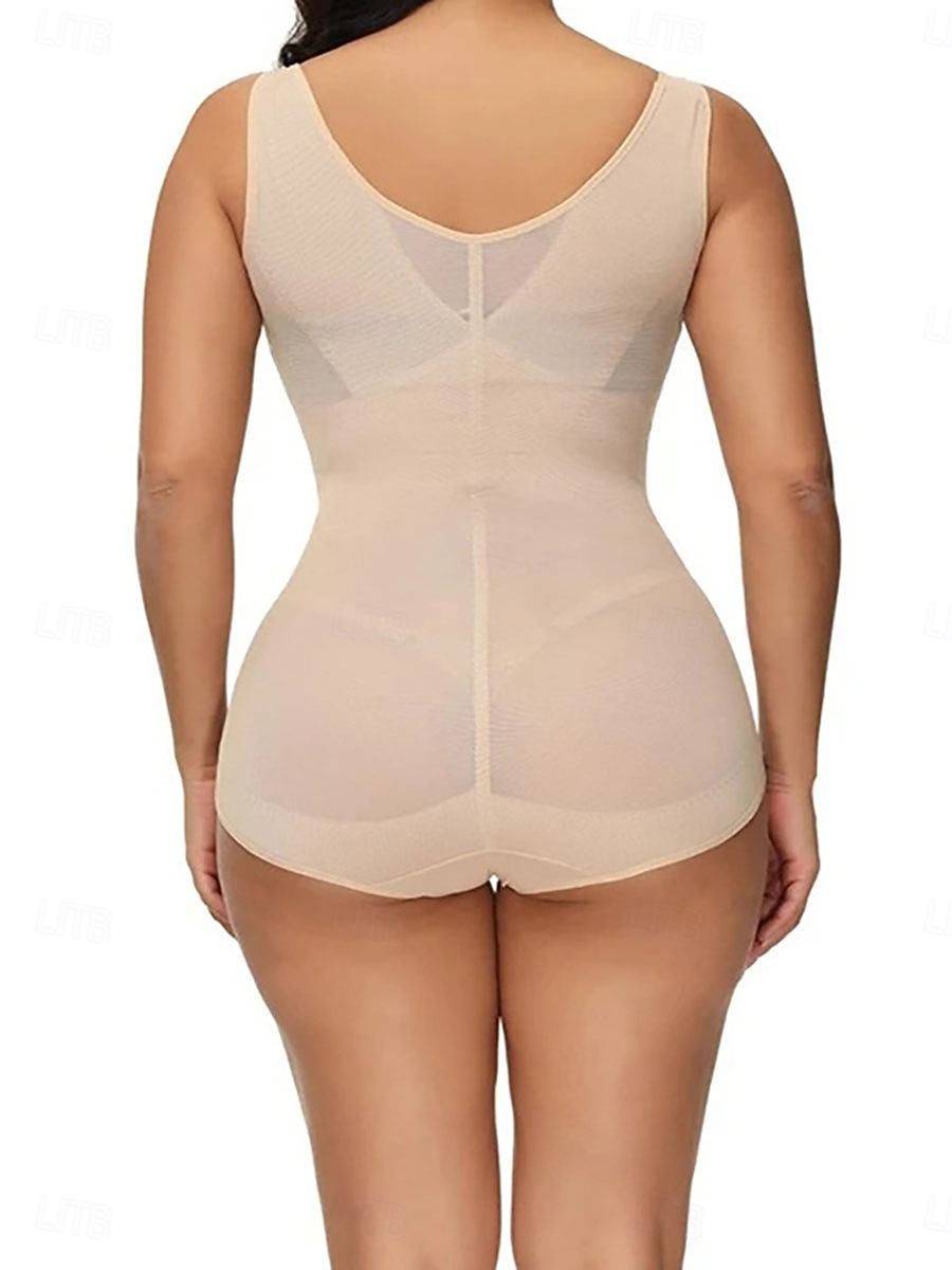 Per donna Intimo Modellante Moda Sexy Dolce Colore Puro Rete Bottoni Quotidiano Casa Vacanza Senza Maniche Nero Cachi Estate Primavera Autunno Inverno Vestibilità regolare del 2026 a $21.99 –P5