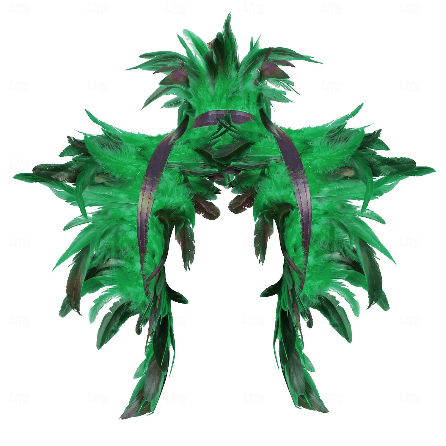 Carnaval 2026 Rio Carnaval Szamba Kiegészítők női piros tollas szárnyak hátizsák Brazíliai Fesztivál Előadói Jelmez 2026 - $17.99 –P13