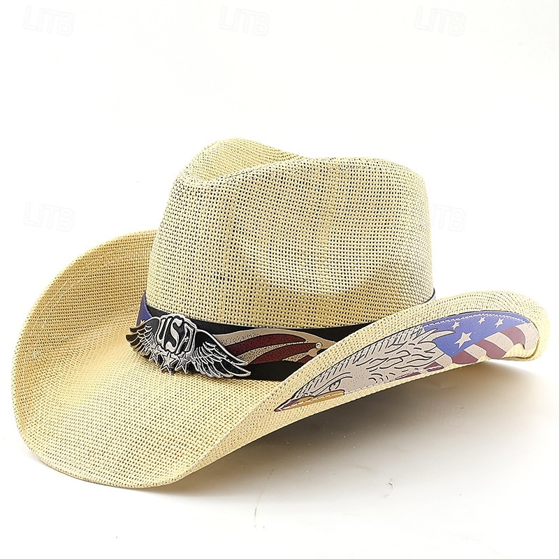 250° anniversario USA Retrò Vintage Far West Cappello da Cowboy Cappello da cowgirl Cowgirl Cowboy Cowboy del West Costume Unisex Mascherata 4 Luglio Feste Giorno dell'Indipendenza Adulti Cappello del 2026 a $29.99 –P8