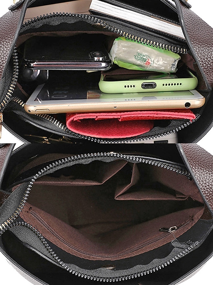 2026年 女性用フェイクレザーバケットバッグ - 多用途のショルダーバッグとクロスボディスタイル、複数の色、カジュアルからセミフォーマルまで使えるトレンディで丈夫なバッグ  コレクション – $29.99 –P11