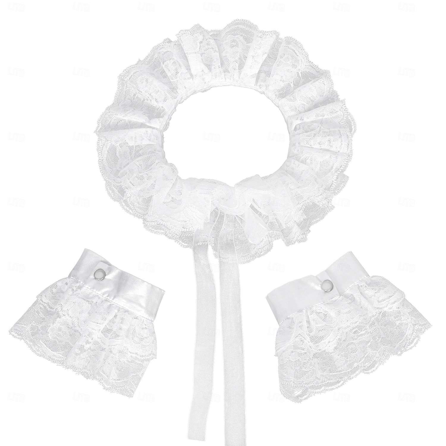 Retrò Vintage Rococò Vittoriano Collare staccabile Principessa Gentildonna Pizzo Costume Per donna Carnevale Halloween Fiera Rinascimentale Adulti Altri Accessori del 2026 a $28.99 –P1