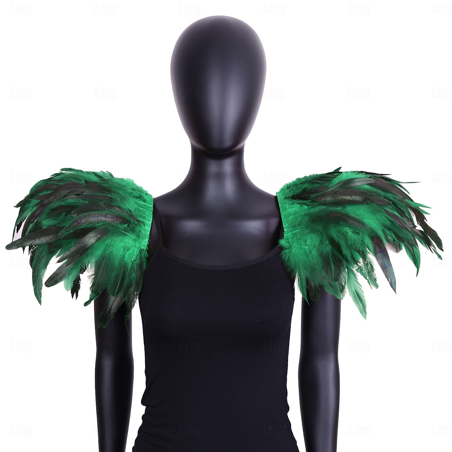 Carnaval 2026 Accesorios de Samba del Carnaval de Río Hombreras de Plumas Negras para Mujeres Alas de Hombro de Disfraz Victoriano Gótico Disfraz para Festival de Brasil 2026 - $15.49 –P7