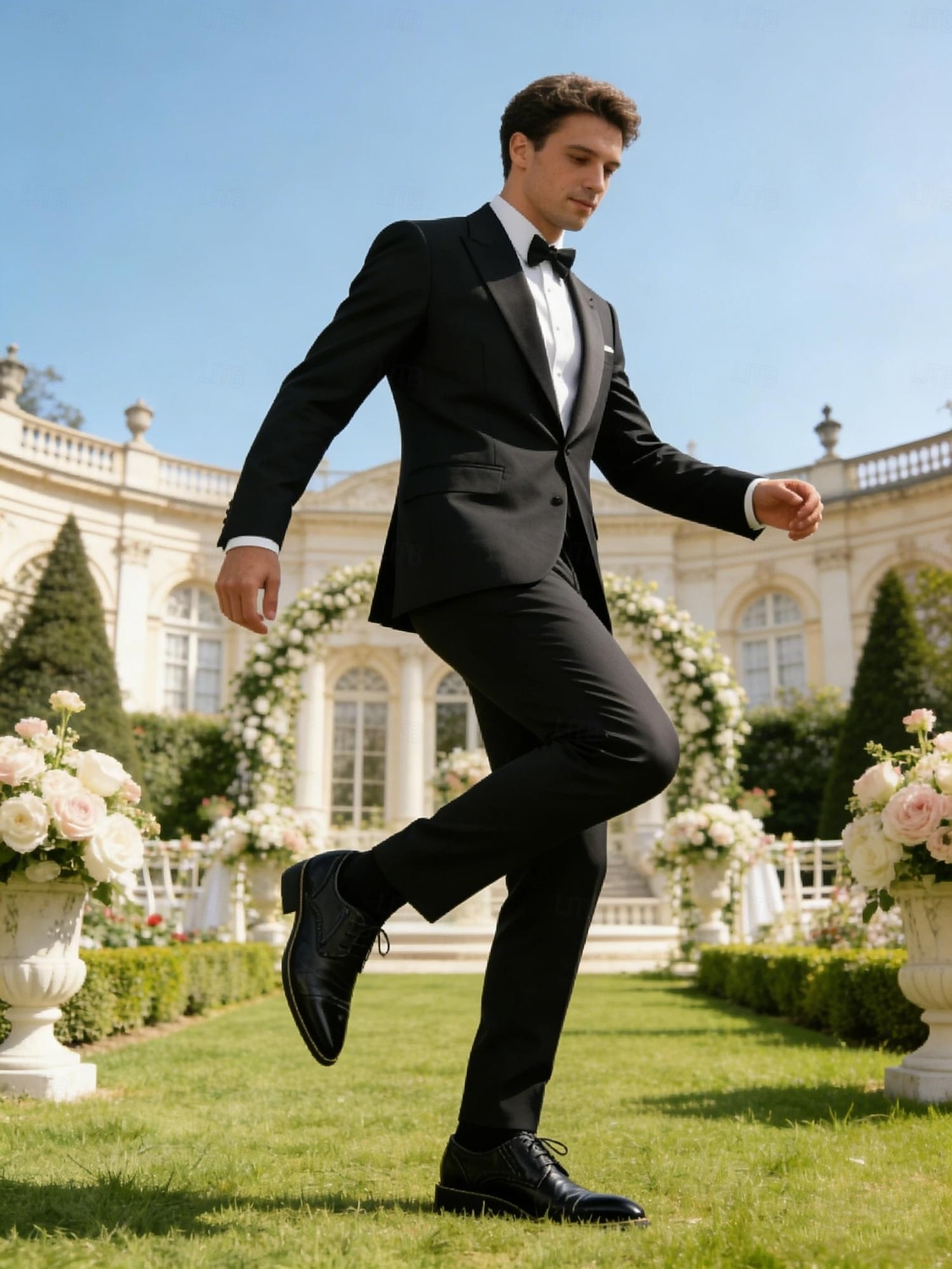 Men's Oxfords Derby Shoes Dress Shoes Business Classic Daily Office & Career Party & Evening Leather Cowhide Wear Proof Lace-up Black Yellow Blue Spring Fall 2026 - $46.99 –P1