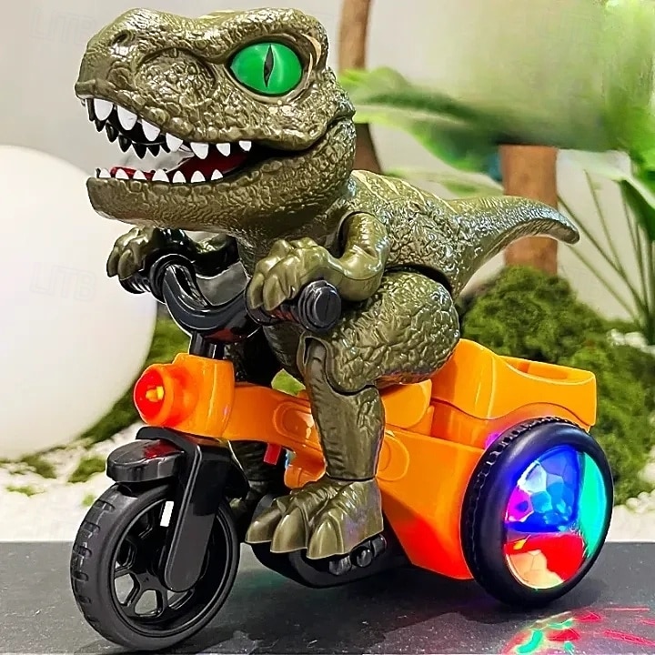 Juguetes de dinosaurio con luces, juguete para niños pequeños de 3 a 4 años, juguete de dinosaurio en movimiento, juguete de dinosaurio eléctrico para niños de 3 a 5 años, regalos de cumpleaños 2026 - $23.99 –P1