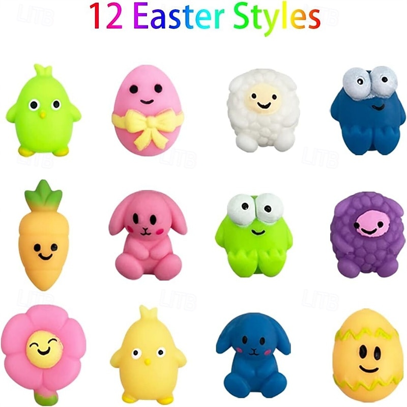 24 Pack Easter Eggs Plastic Pre-Filled with Mochi Squishy Toys for Kids, Easter Egg Hunt Party Favors, Easter Basket Stuffers for Boys Girls Toddlers 2026 - $23.99 –P5