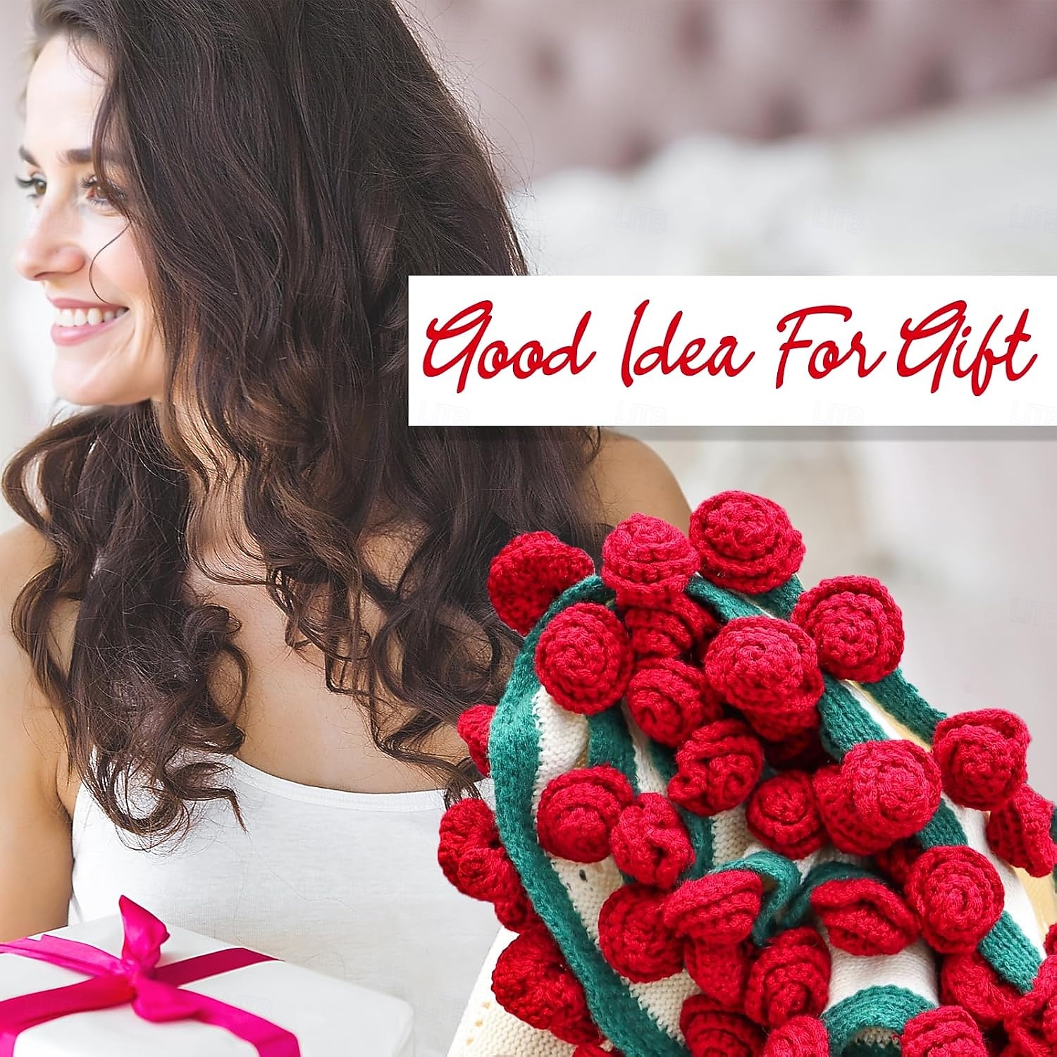 Плед с букетом фиолетовых роз ко Дню матери, плед ручной работы из искусственного шелка с цветами, одеяло для сна, тканый плед с искусственными цветами, идеальный подарок для мамы. 2026 - $30.99 –P5