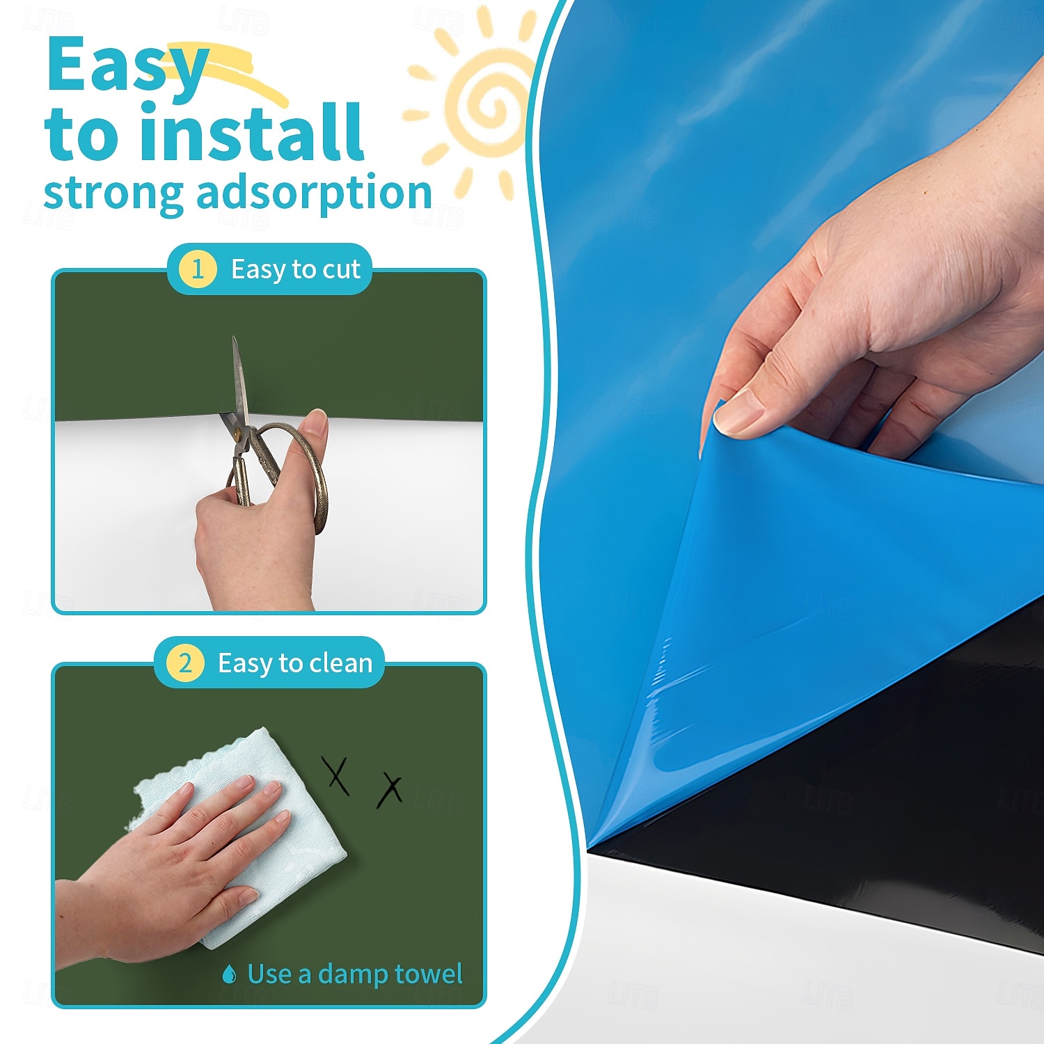 Геометрический Стикеры на стену Кабинет / Детская комната и детский сад, Съемная / Предварительно вставить Винил Украшение дома Наклейка на стену 1шт 2026 - $28.99 –P16