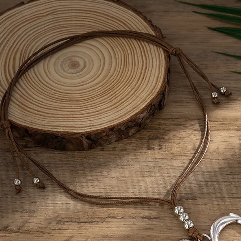 1 τεμ Κρεμαστά Κολιέ Κρεμαστό For Γιούνισεξ Καθημερινά Δρόμος Δώρο Δερμάτινο Κράμα Κουρελού Καρδιά 2026 - $11.49 –P2