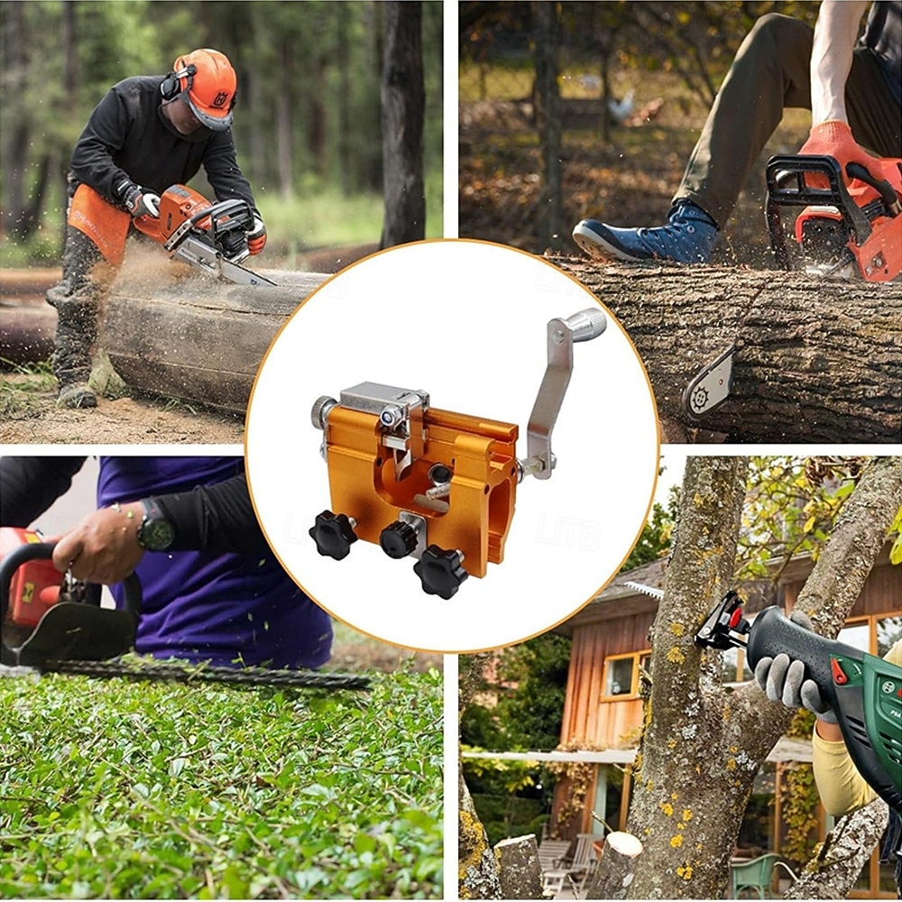 أداة شحذ سلاسل المنشار، طقم أدوات شحذ شفرات المنشار اليدوي المحمول، يناسب جميع أنواع المناشير الكهربائية والسلسلة، مع 3 رؤوس شحذ 2026 - $22.99 –P5