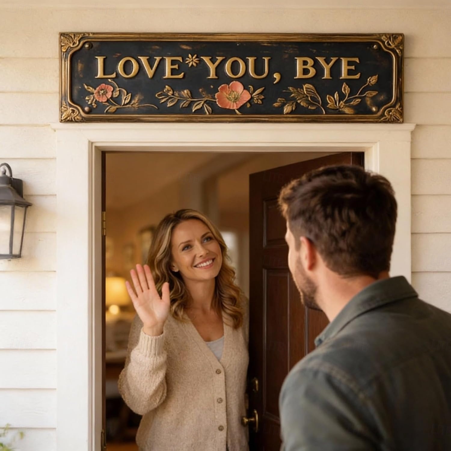 2026年 愛してる、バイバイ - ヴィンテージメタルウォールサイン、愛してるバイバイメタルサイン、レトロなグリーンスタイルのメタルウォールプラーク装飾、廊下 &ドアの装飾、家、キッチン、バー用の農家風の壁アート  コレクション – $16.99 –P12