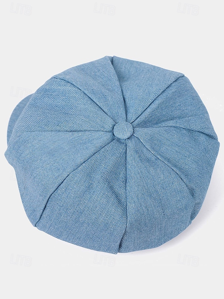 berretto da donna in tessuto denim – vari colori, stile casual, perfetto per l'uso quotidiano e per i viaggi del 2026 a $11.99 –P8