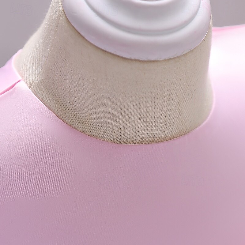 Bambini Ragazze Vestito da Festa Tinta unica Senza Maniche Compleanno festa di Natale Ricamato Principessa Dolce Poliestere Midi Vestito da Festa Estate Primavera 4-12 Anni Giallo Rosa Azzurro cielo del 2026 a $33.99 –P5
