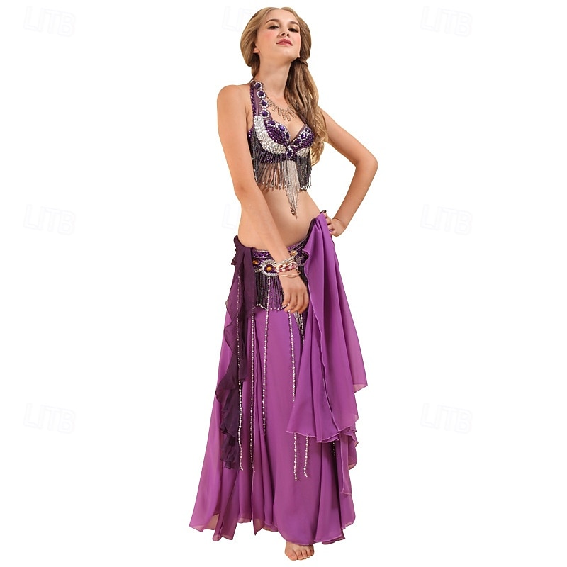 Ensemble de Costume de Danse du Ventre en Violet Samba Dancewear de 2026 ? €115.92 –P2