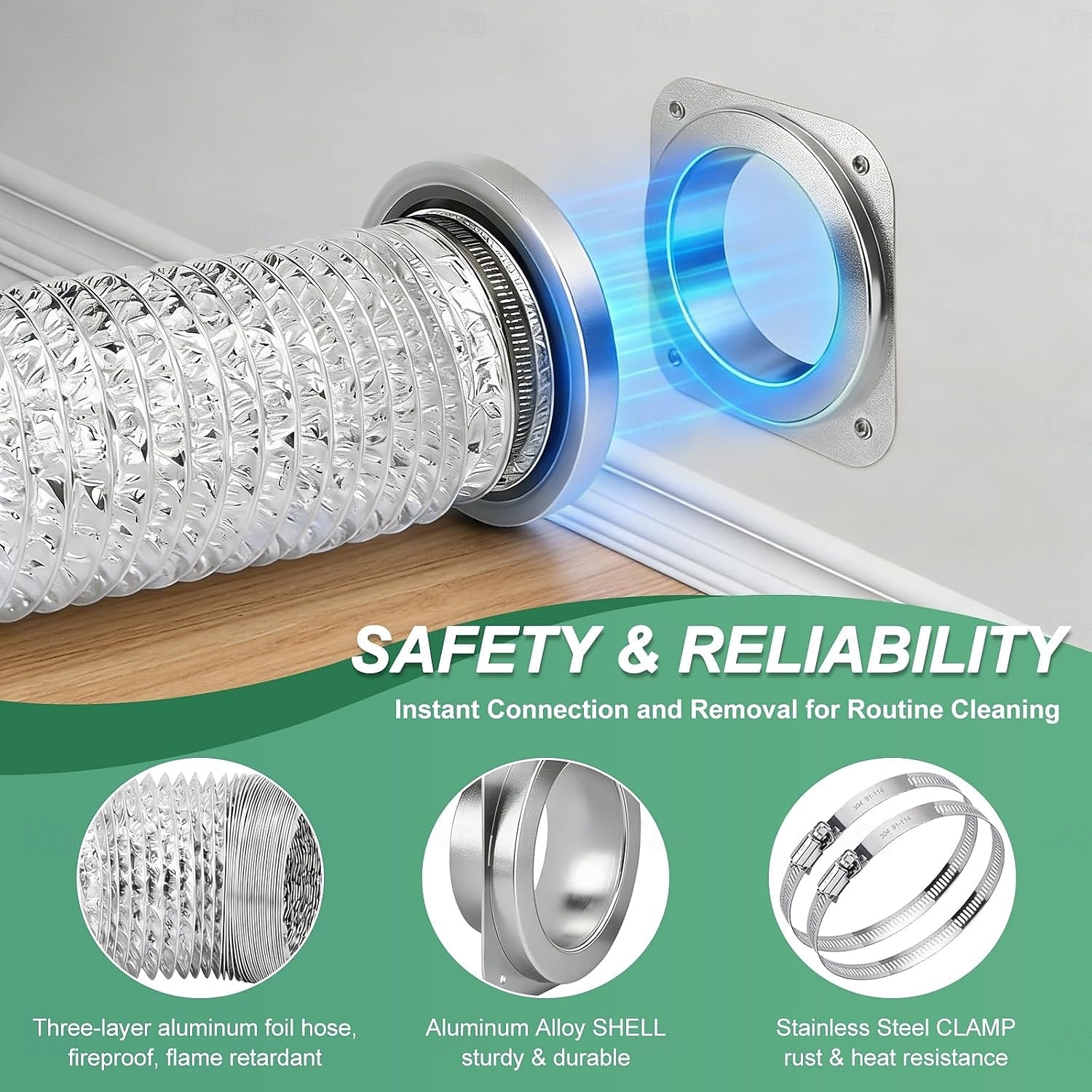 Magnet Dryer Vent Connector Magnet Dryer Vent Coupling Self Alignment Airtight Dryer Ventilation Port Exhaust Connector Kit 2026 - $82.99 –P4