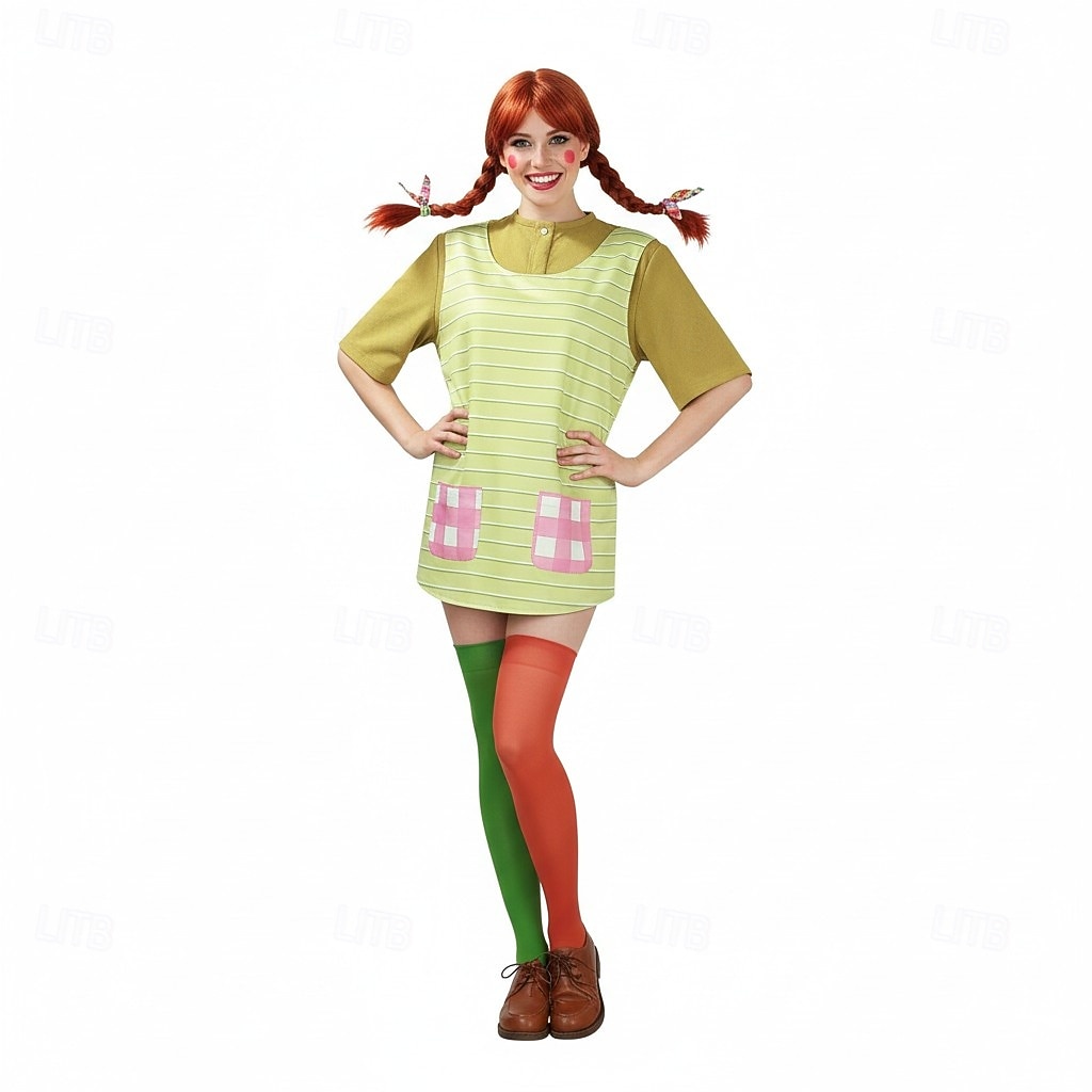 Carnaval 2026 Disfraz de lujo Chica pelirroja divertida Cosplay Adulto Mujer Víspera de Todos los Santos Carnaval Fiesta Disfrazarse 2026 - $44.99 –P1