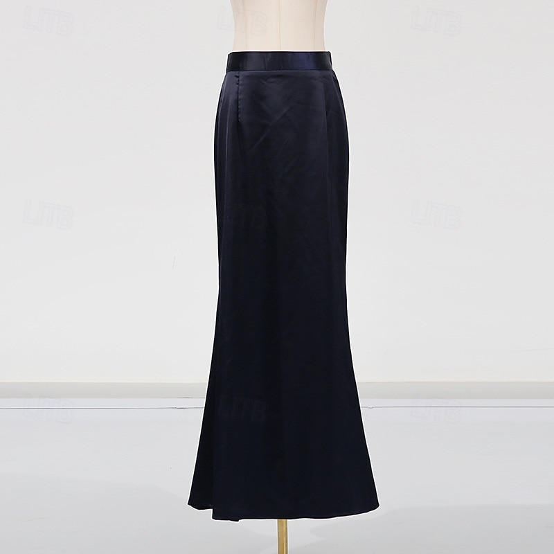 Mermaid Trumpet Ankle Length Derby Dress Mother of the Bride Dress Short Sleeve High Neck Elegant Kentucky Derby with Flower 2026 - $137.99 –P8