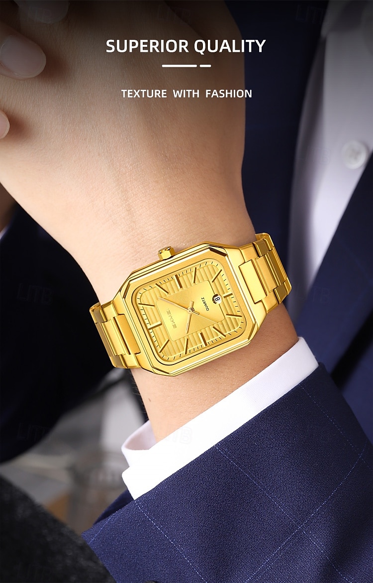 SKMEI Heren Quartz horloges Minimalistisch Modieus Vrijetijdshorloge Zakelijk Kalender WATERDICHT Wereldtijd Decoratie Teräs Horloge 2026 - $31.99 –P5