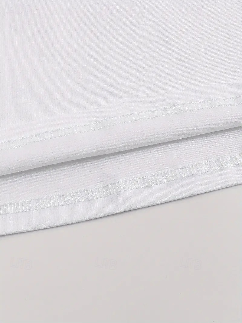 100% Cotton Kids Boys' Black White Graphic Letter T shirt Blouse Crew Neck Short Sleeve Outdoor Dailywear Fashion Streetwear Designer Printing Summer 2026 - $14.99 –P9