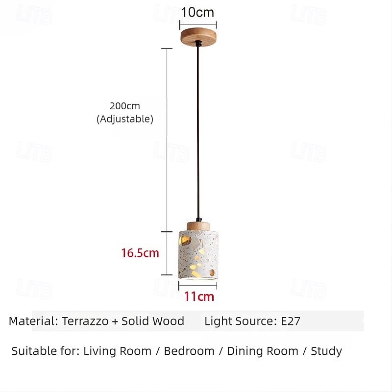 12 cm تصميم الجزيرة أضواء معلقة حجر طلاء ملون معاصر 110-240 فولت 2026 - $94.99 –P6