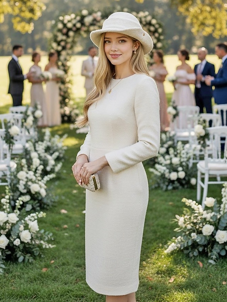 cappello in feltro di lana da donna, disponibile nei colori bianco e nero, stile elegante con decorazione a bottone dorato, perfetto per matrimoni e banchetti del 2026 a $14.99 –P2