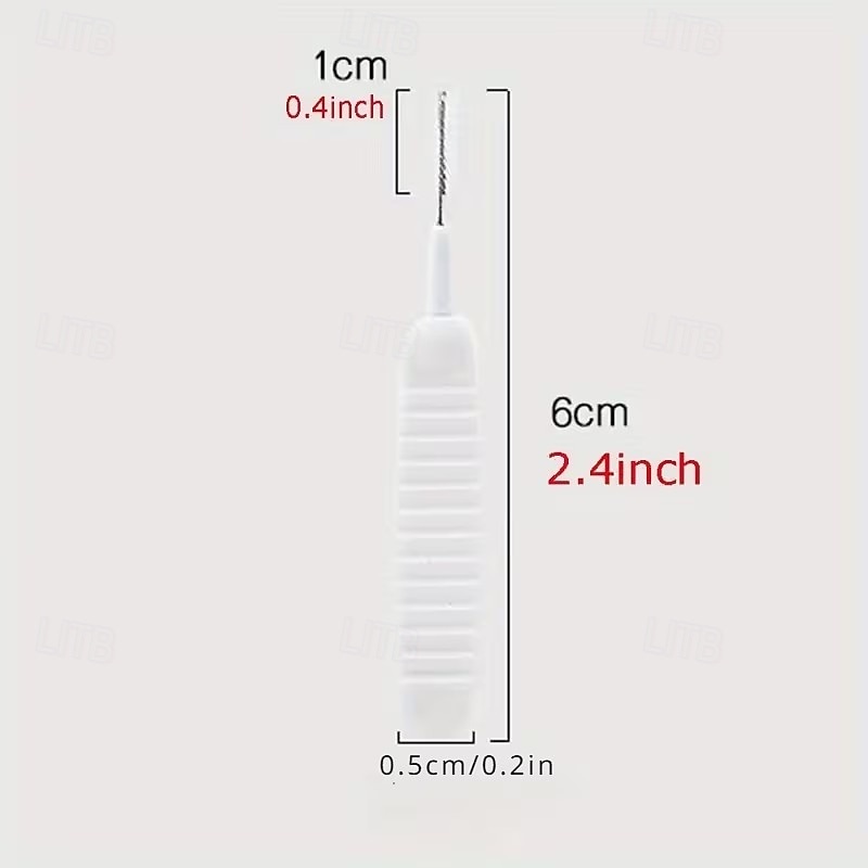 Conjunto de 50 mini escovas de limpeza para chuveiro, escovas de nylon anti-entupimento multifuncionais para limpar frestas de janelas, celulares, teclados, saídas de ar de carros e pequenos espaços. de 2026 por $11.99 –P6
