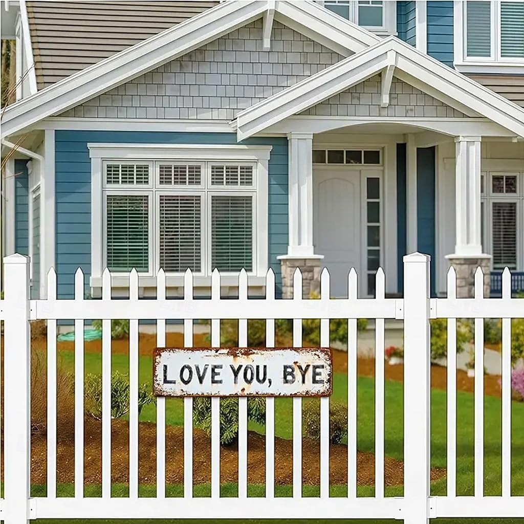 2026年 愛してる、バイバイ - ヴィンテージメタルウォールサイン、愛してるバイバイメタルサイン、レトロなグリーンスタイルのメタルウォールプラーク装飾、廊下 &ドアの装飾、家、キッチン、バー用の農家風の壁アート  コレクション – $16.99 –P2