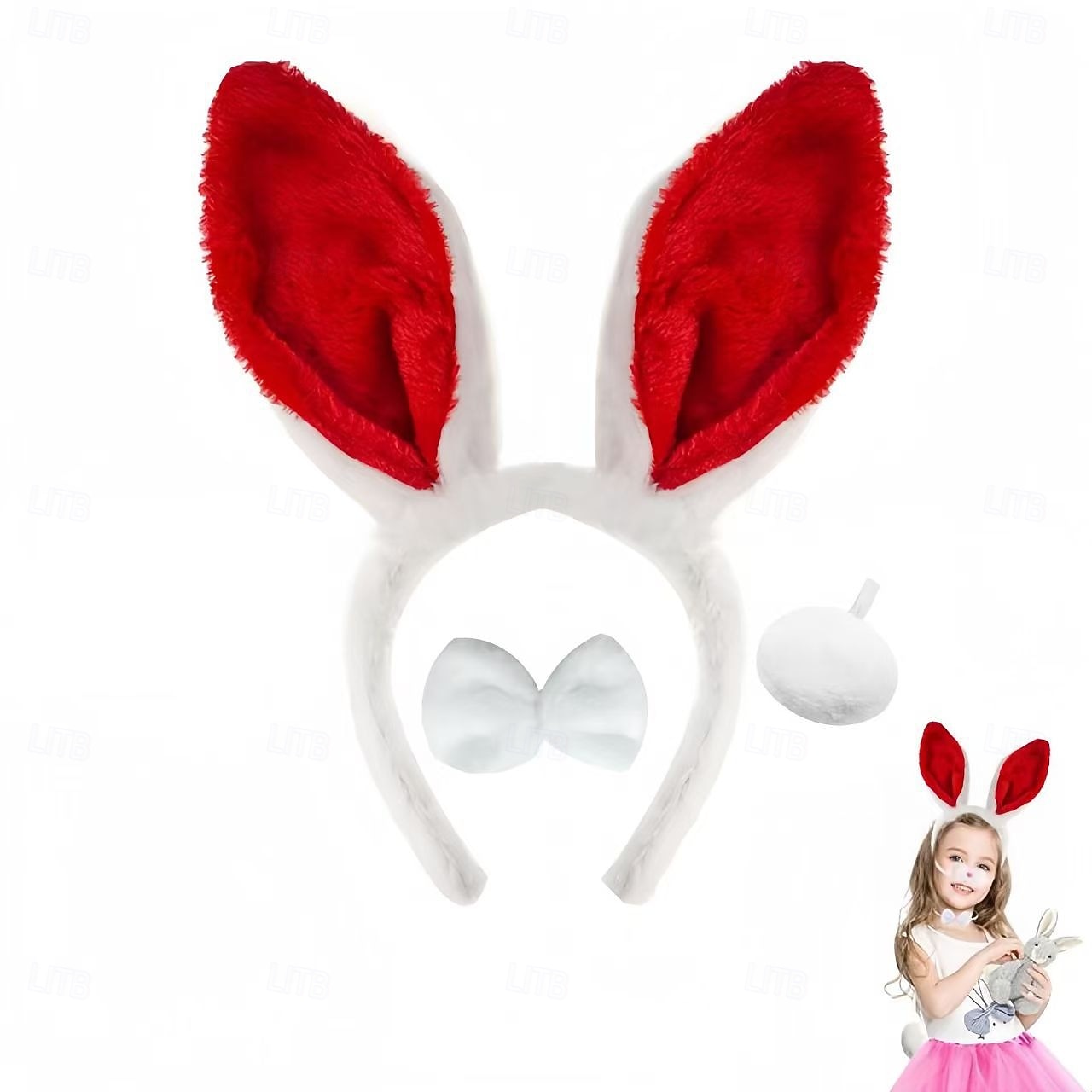 Kopfschmuck Tier Kaninchen Osterhase Lustig Kinder Mädchen Maskerade Ostern Karneval Party Verkleiden 2026 - $7.99 –P6