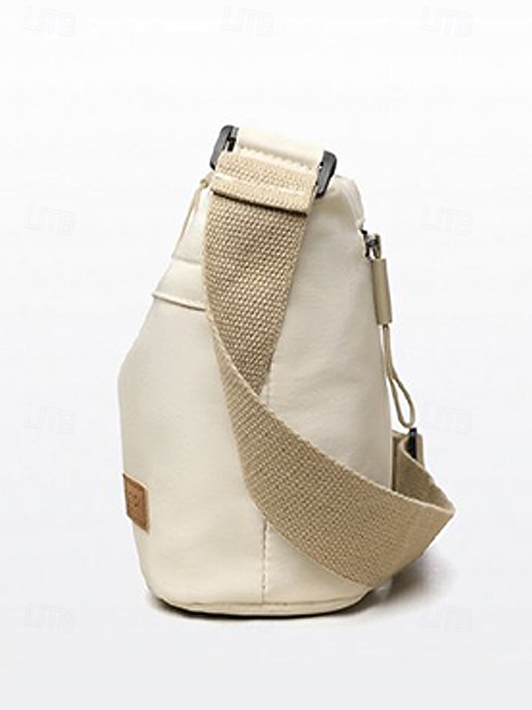 Bolsa transversal feminina em nylon, com grande capacidade, leve e com vários bolsos, ideal para o dia a dia, viagens, compras e uso na cidade. Estilo casual multicolorido. de 2026 por $9.99 –P6