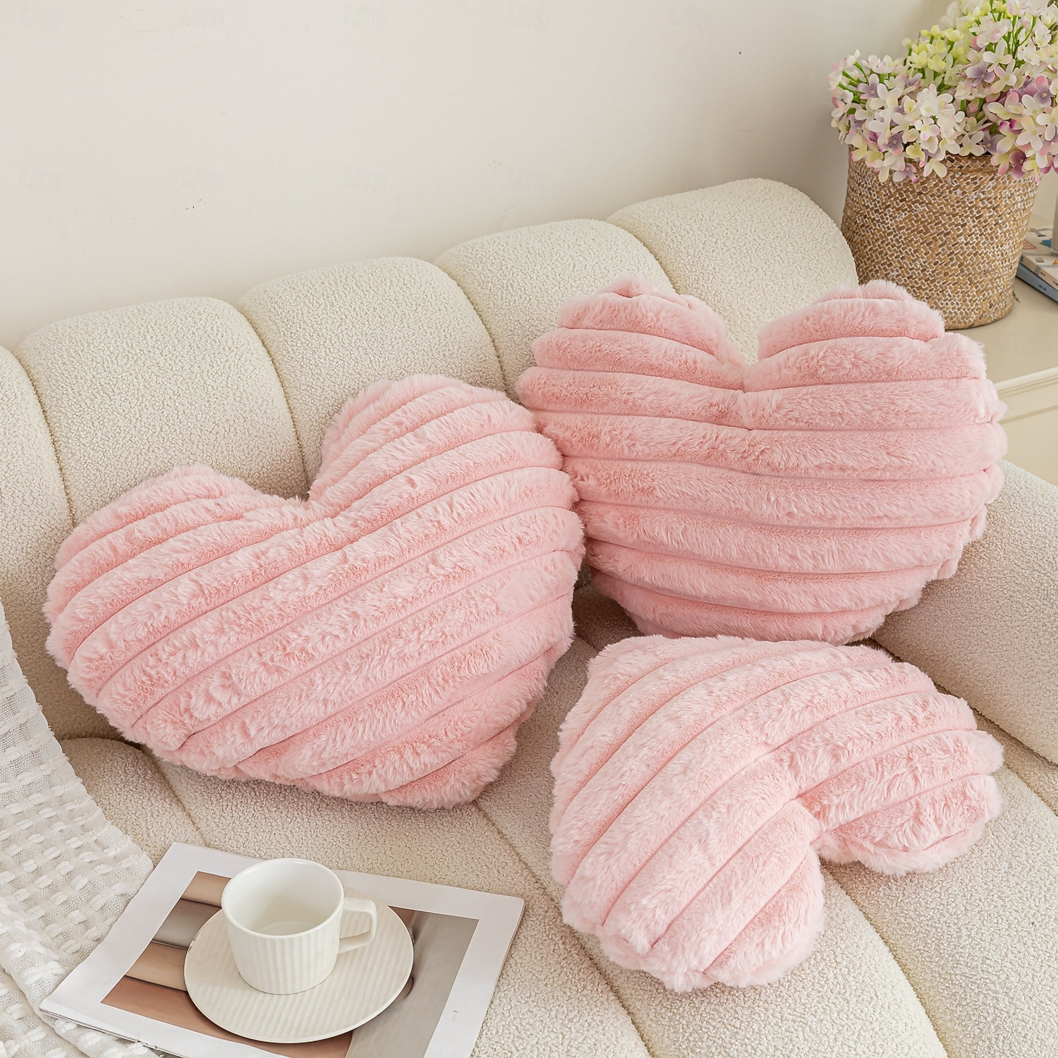 Heart Pillow White Pink Throw Pillows Decorative Pillows.Heart Shaped Throw Pillows for Bed Couch Chair Bedroom Room.Cute Small Pillow for Valentines Day Women Valentine Wedding Home Decor 2026 - $14.99 –P8