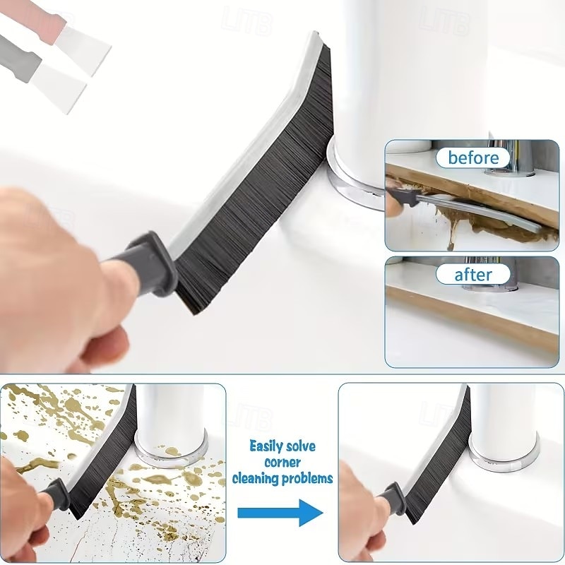 11-teiliges Multifunktions-Eckreinigungsbürsten-Set mit steifen Borsten – geeignet für Fliesen, Badezimmer, Küchen und Autofugen – wiederverwendbar, kein Stromanschluss erforderlich, robuste 2026 - $15.99 –P7