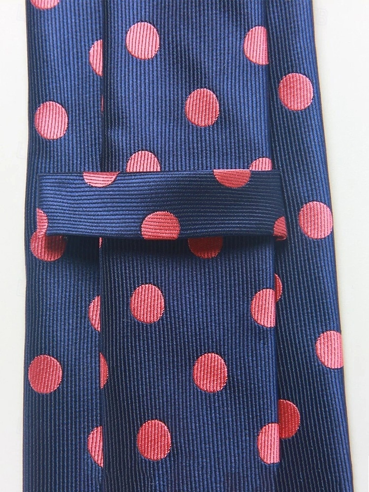 Men's Polyester Polka Dot Necktie, Multi-Color Classic Dot Pattern Tie, Elegant Slim Style for Groomsmen, Weddings, Formal Dinners, Banquets & Business Events 2026 - $11.99 –P11