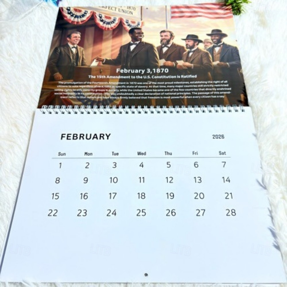 Патриотический настенный календарь к 250-летию независимости США (2026 год), памятное украшение к 150-летию независимости США (1776–2026). 2026 - $13.99 –P5