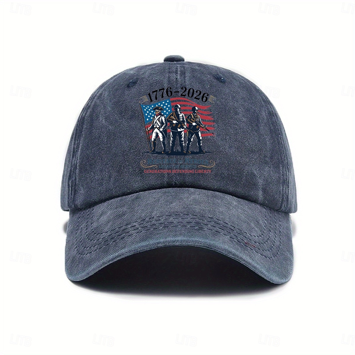 Gorra de Béisbol Bandera estadounidense Retro Antiguo Herencia Patriótico 1776-2026 para Unisexo Adulto Impresión 3D  para Día de la Independencia 4 de julio Exterior Casual Diario 2026 - $15.49 –P3