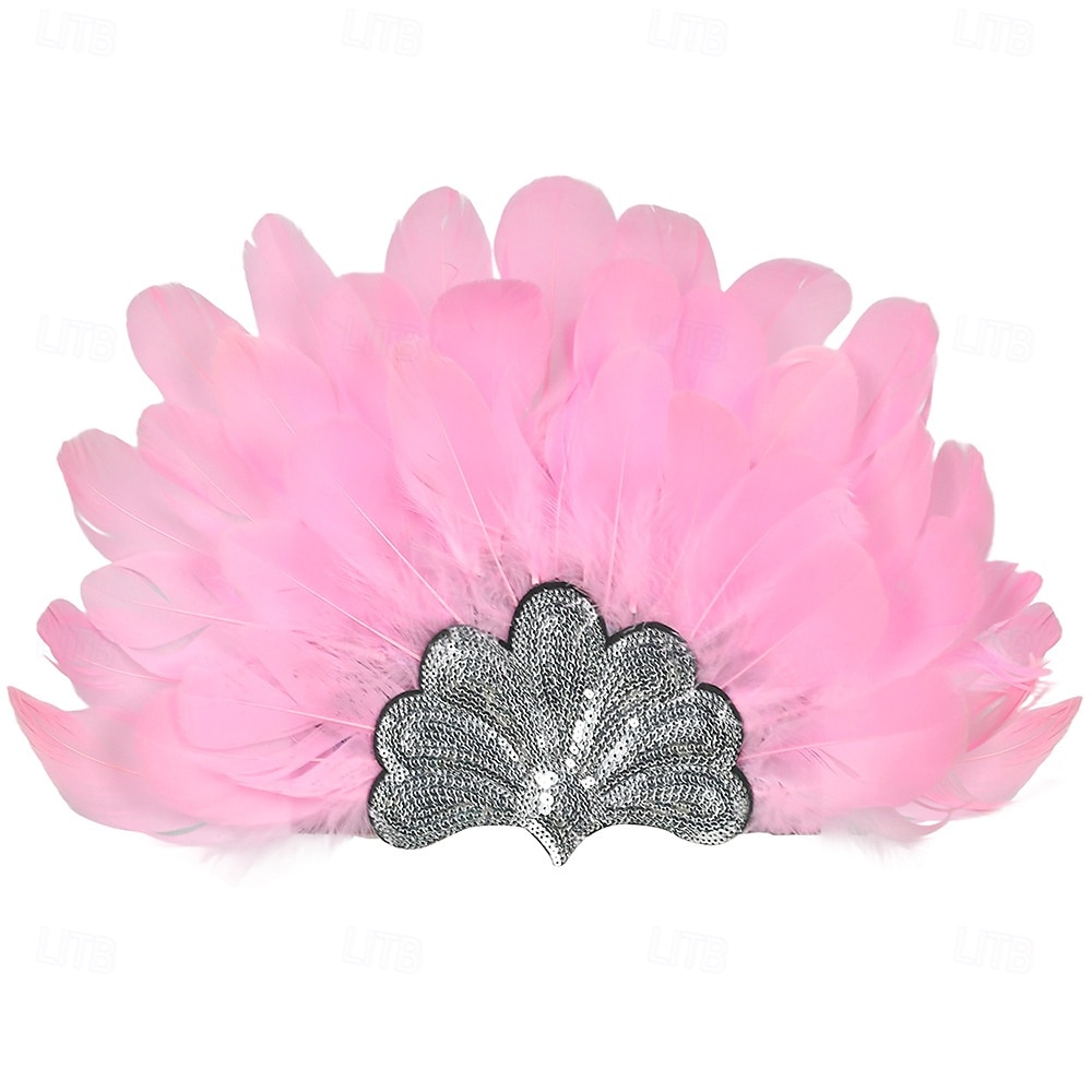 karnevál 2026 riói karnevál samba kiegészítők többszínű toll karneváli fejdísz brazil fesztivál előadás jelmez 2026 - $12.99 –P5