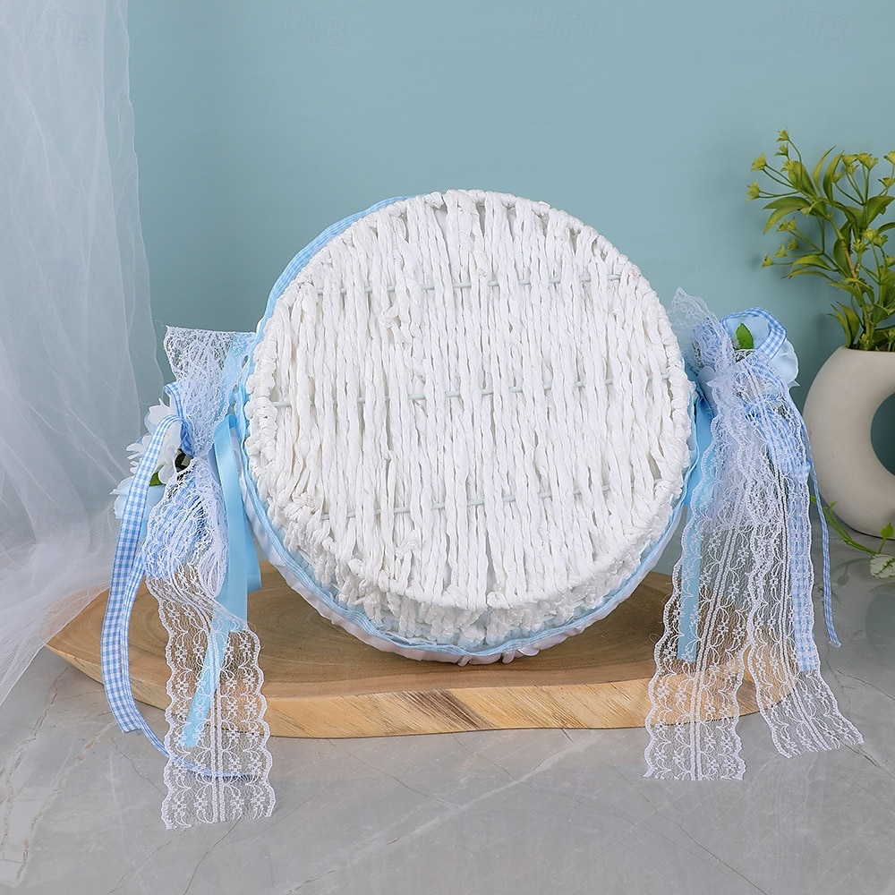 påskekurv utendørs utflukt frukt snacks oppbevaringskurv skum oppstandelsesegg dekorasjon kunstig blomsterkurv 2026 - $57.99 –P5