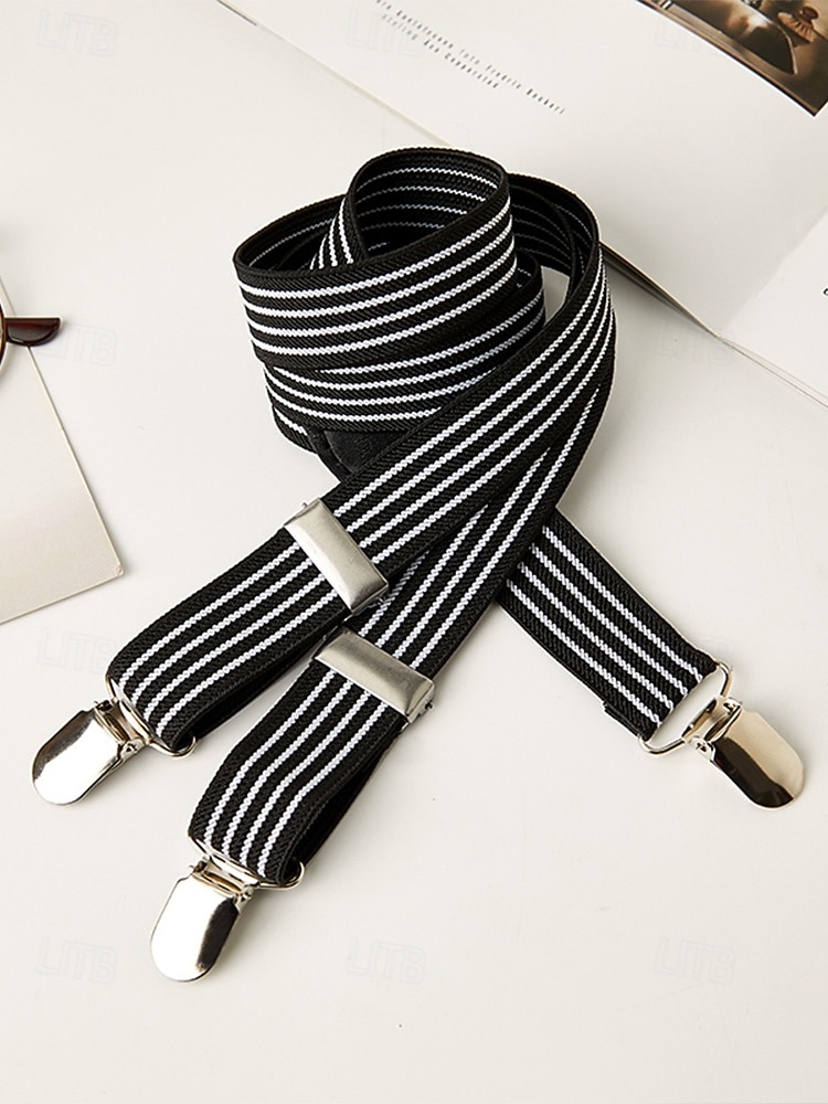 Регулируемые эластичные подтяжки для брюк, эластичные полиэстеровые Y-образные подтяжки, различные цвета, классический формальный стиль, идеально подходят для свадеб, Дня святого Валентина, вечеринок и повседневной носки. 2026 - $9.99 –P4