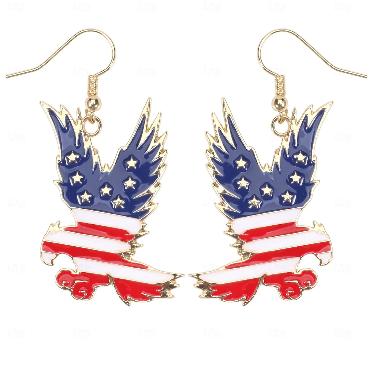 250th Anniversary USA Earrings Cosplay Adults' Women's Independence Day / the Fourth of July 4th of July Party Performance Dress Up 2026 - $10.99 –P2