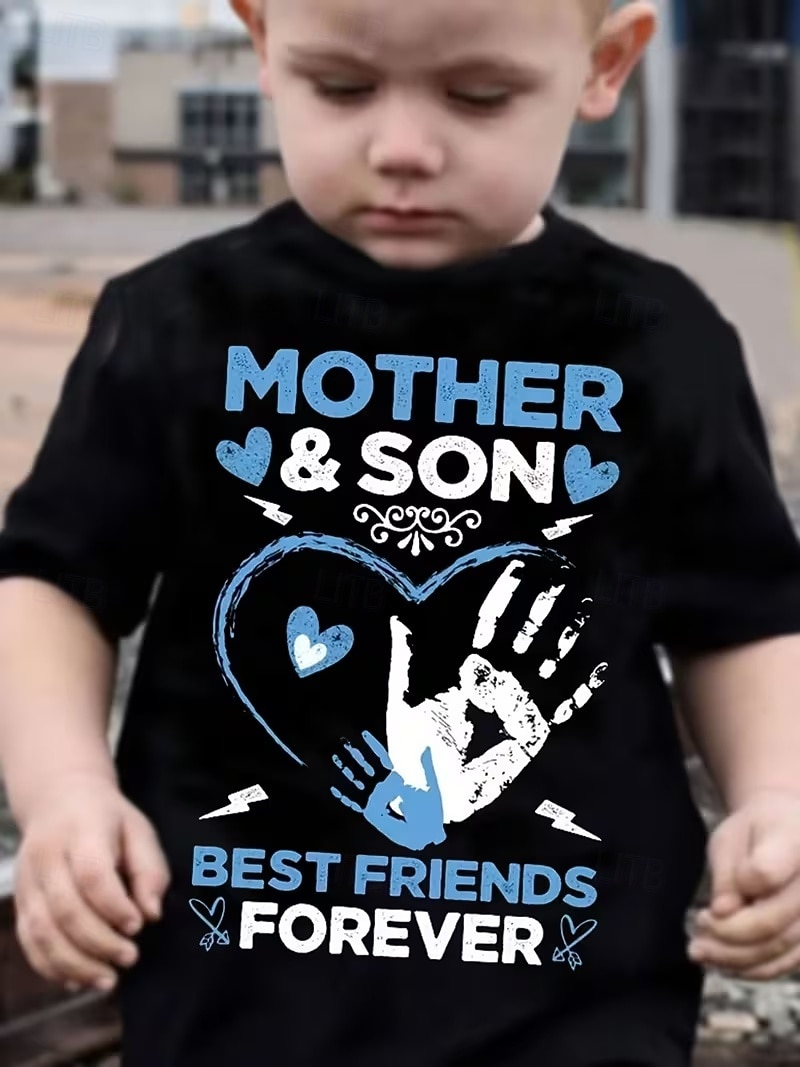 Chico 3D Corazón Graphic Camiseta Manga Corta Impresión 3D Verano Primavera Deportes Moda Ropa de calle Niños 4-12 años Cuello Barco Casual Diario Exterior Ajuste regular 2026 - $19.49 –P1